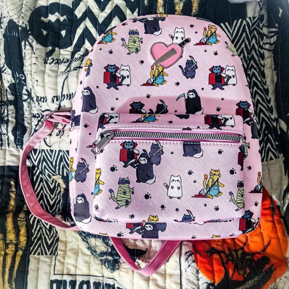 Killer Cats HT Pink Backpack